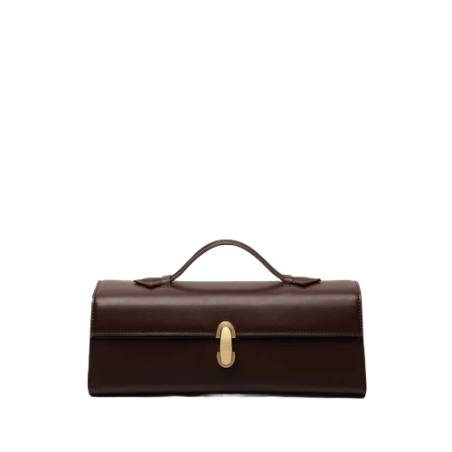 AURA BAG Women's Brown Leather Pouch