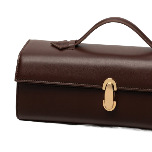 AURA BAG Women's Brown Leather Pouch