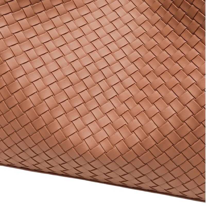 AURA BAGS Woven Brown Shoulder Bag for Women