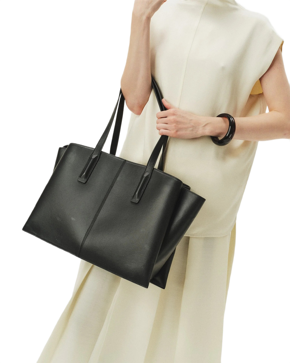 AURA BAG Women's Black Tote Handbag
