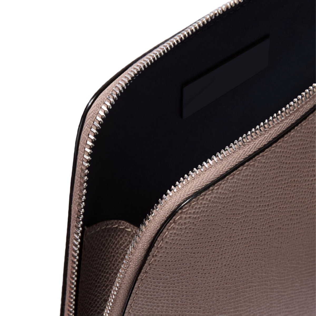 AURA BAGS Textured Zip Pouch for Women
