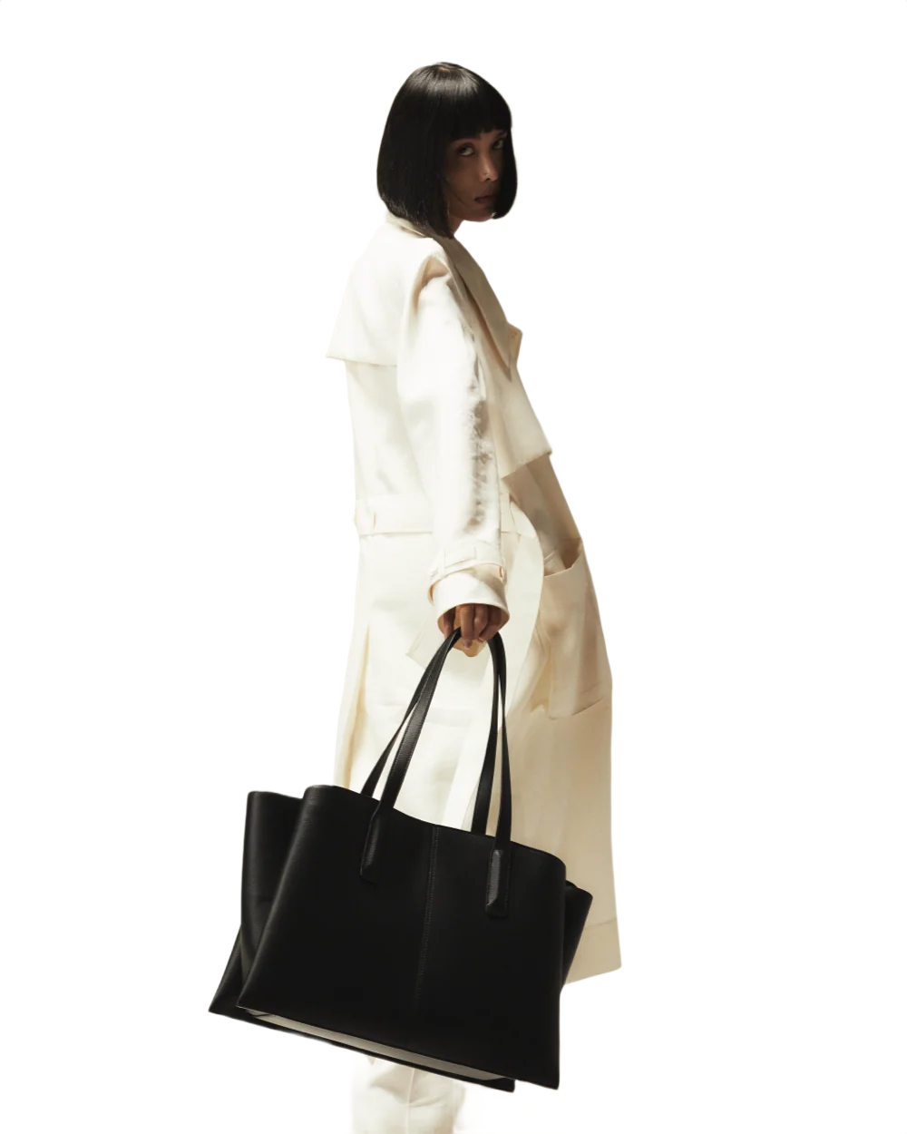 AURA BAG Women's Black Tote Handbag